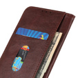 Флип-кейс для Motorola Moto G04 / G24 / G24 Power, Split Leather, коричневый