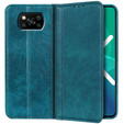 Чехол до Xiaomi Poco X3 NFC / Poco X3 PRO, Wallet Litchi Leather, зелёный