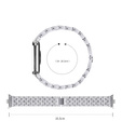 Бриллиантовый браслет для Xiaomi Smart Band 8 Pro, серебристый