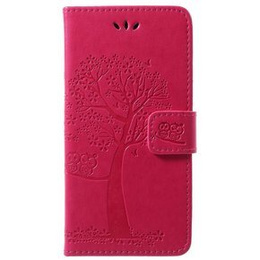 Откидной чехол для Huawei P20 Lite, Wallet tree, розовый
