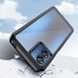 Чехол до Motorola Moto G14, Fusion Hybrid, прозрачный / черный