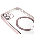 Чoхол до iPhone 12, MagSafe Hybrid, рожевий