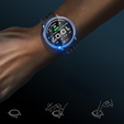 2x Гібридне скло ERBORD для Amazfit Active 2