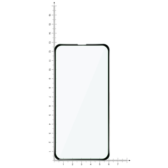 Гибридное стекло Full Glue Ceramic до iPhone 13 Mini, Black