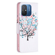 Чохол-книжка для Xiaomi Redmi 12C, Wallet, colorful tree, білий