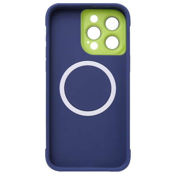 Чехол для iPhone 15 Pro, ERBORD Armor Mag, синий