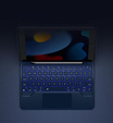 Чехол-клавиатура для iPad 7/8/9 10.2, Dexnor Magnetic Keyboard Touchpad, чёрный