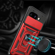 Чохол NOX Camera Slide Google Pixel 9A, CamShield Slide, червоний