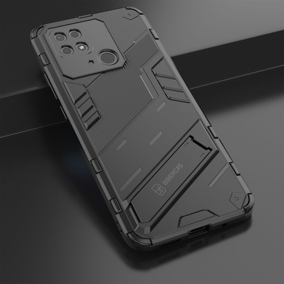 Чохол для Xiaomi Redmi 10C, Military kickstand, м'яти