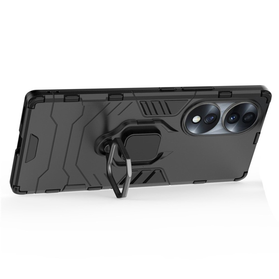 Чoхол до Honor 70 5G, Kickstand Ring, чорний