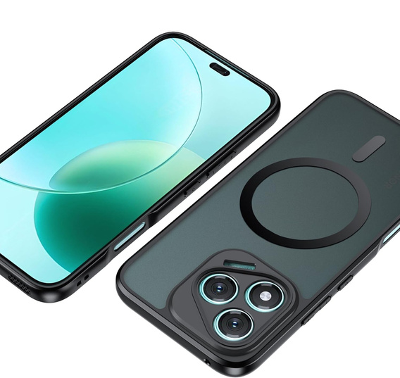 Чохол для Honor 400 Lite, для MagSafe, ERBORD Matt Case, чорний