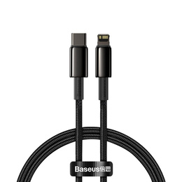 BASEUS Kaбель USB PD20W Type C to Lightning 100cm - Black