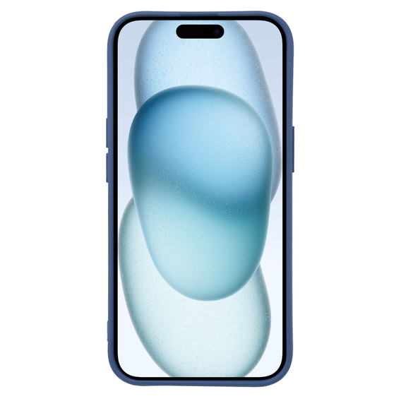 Чехол до iPhone 15 Plus, Silicone Lite, темно-синий