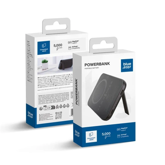 Tech-Protect Power Bank 5000mAh LifeMag MagSafe, Black