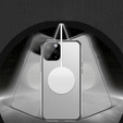 Магнітний чохол Dual Glass MagSafe для iPhone 14 Pro Max, сріблястий