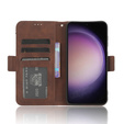 Футляр з клапаном для Samsung Galaxy S23 FE, Card Slot, коричневий