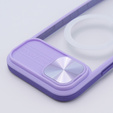 Чехол до iPhone 15 Plus, Slide Camera Magsafe, фиолетовый