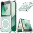 Чoхол до Samsung Galaxy Z Flip7 FE / Z Flip6, Dropproof MagSafe, прозорий
