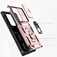 Чехол NOX Camera Slide Samsung Galaxy S24 Ultra, CamShield Slide, розовый rose gold