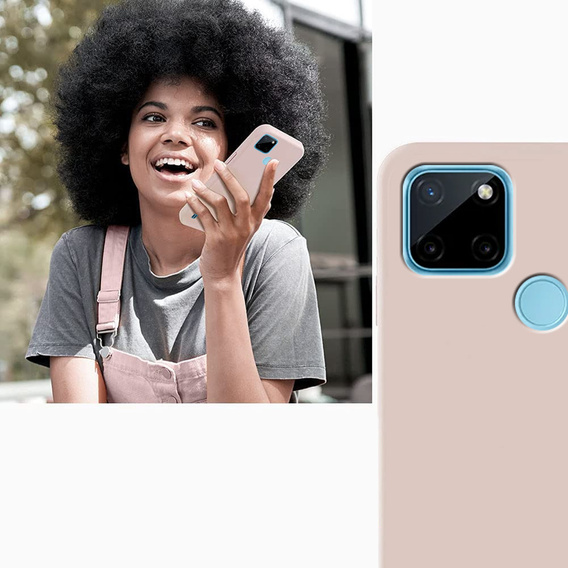 Чoхол до Realme C21Y / C25Y, Silicone Lite, рожевий