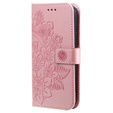 Чохол-книжка для Samsung Galaxy S21 FE, Mandala, рожевий rose gold