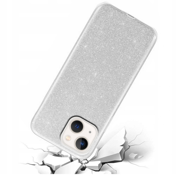 Чехол Glitter Case до iPhone 13 Mini, Silver