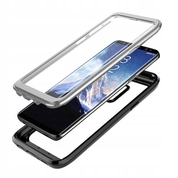 Чoхол Shockproof до Samsung Galaxy S9, із захисним екраном, м'яти