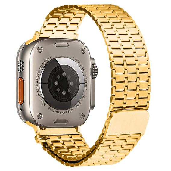 Стальной браслет для Apple Watch 1/2/3/4/5/6/7/8/SE/ULTRA 42/44/45/49 MM - золотой