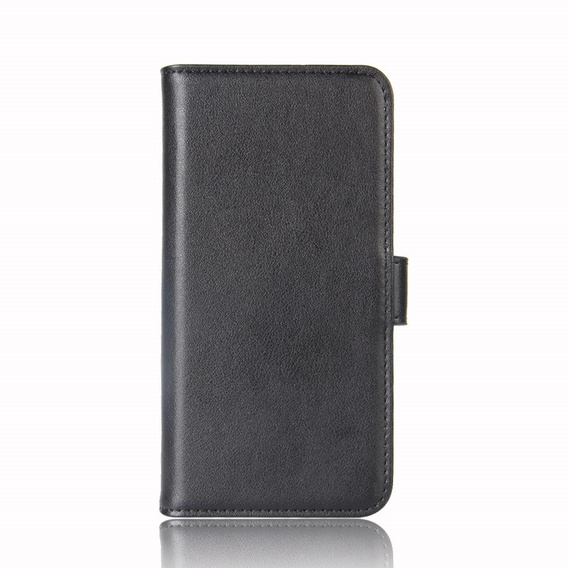Чoхол Wallet до Xiaomi Redmi Note 9, Genuine Leather, Black
