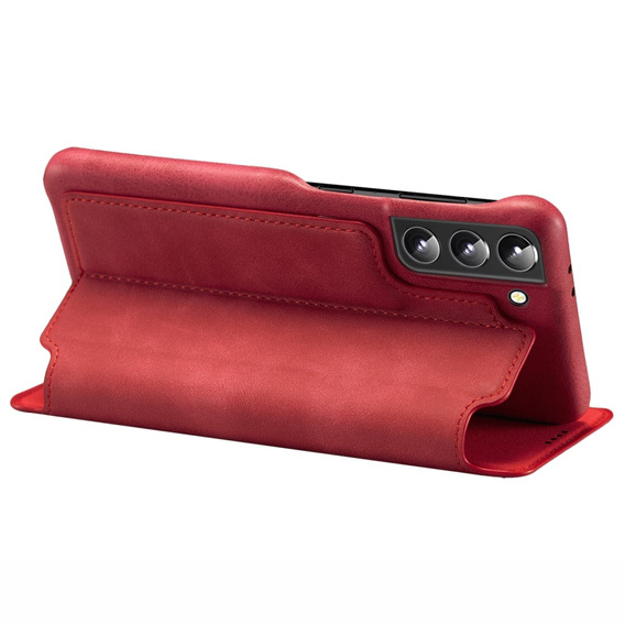 Чохол-книжка для Samsung Galaxy S22+ Plus 5G, LC.IMEEKE, червоний