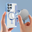 Откидной чехол для Samsung Galaxy S25 Ultra, RFID Wallet MagSafe CamShield, синий