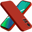 Чехол до Xiaomi Redmi Note 11 Pro 4G, Silicone Lite, красный