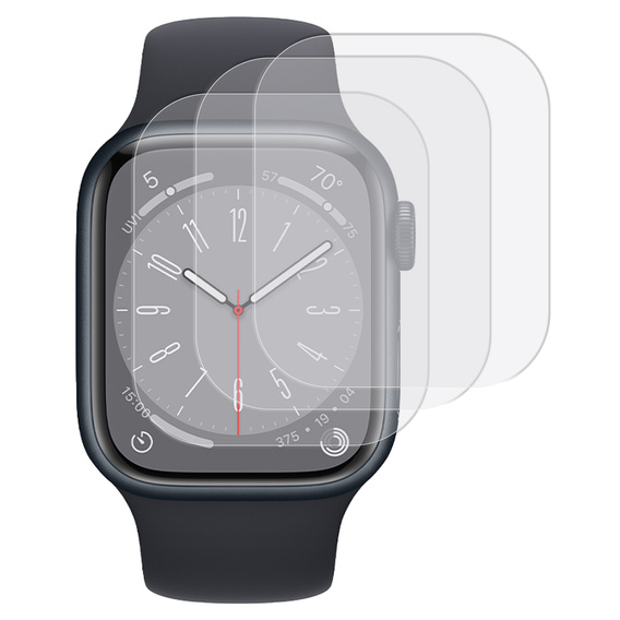 3x ERBORD Гідрогелева фольга для Apple Watch 7/8 45mm