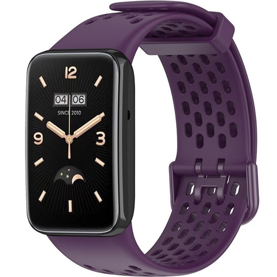 Силиконовый ремешок для Xiaomi Mi Band 7 Pro, Dark Purple