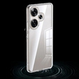 Чехол до Xiaomi Poco F6, Fusion Hybrid, прозрачный