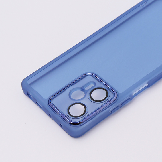 Чехол до Xiaomi Poco F5, Fusion Hybrid, прозрачный / синий