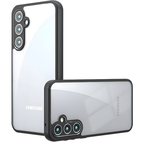 Чoхол до Samsung Galaxy M15 5G, Fusion Hybrid, прозорий / чорний