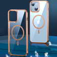 Чехол до iPhone 14 Plus, ERBORD Hybrid MagSafe Case, золотой