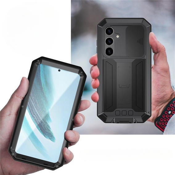 Броньований чохол для Samsung Galaxy S24+ Plus, R-JUST, чорний