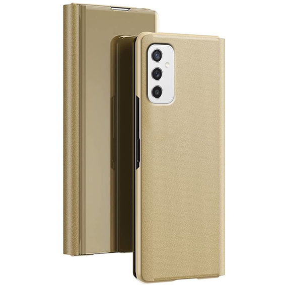 Чoхол до Samsung Galaxy M52 5G, Clear View, золотий