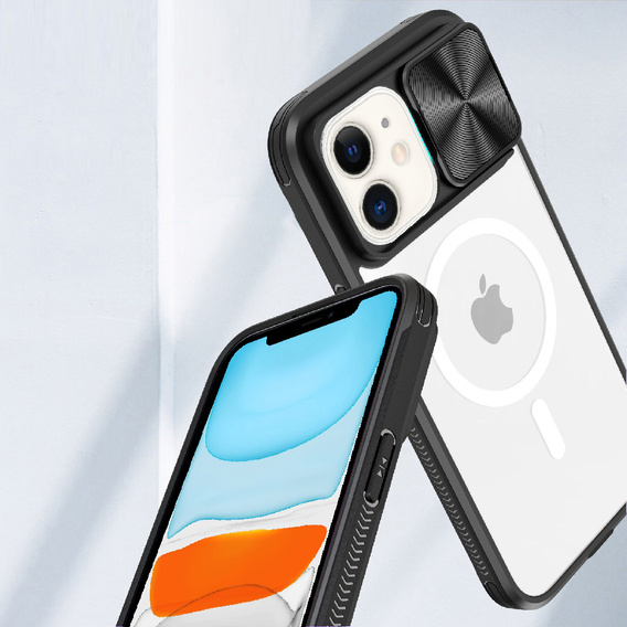 Чехол до iPhone 11, Slide Camera Magsafe, чёрный