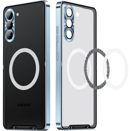 Захисний чохол для камери Samsung Galaxy S23, CamShield MagSafe, прозорий / синій