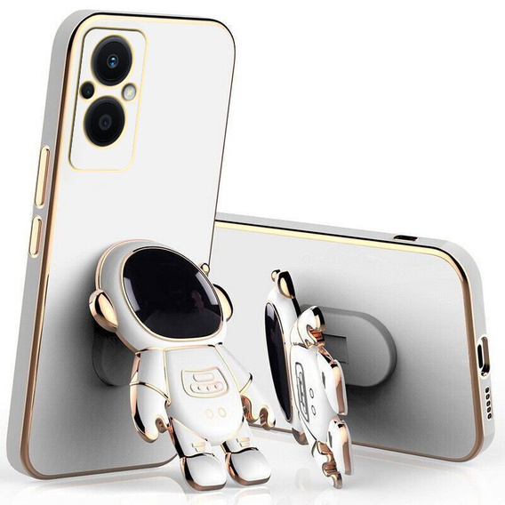 Чехол до Oppo Reno7 Lite 5G, Astronaut, белый