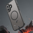 Чохол для iPhone 17, для MagSafe, із захистом камери, тонований з чорною рамкою