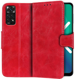 Чехол Wallet до Xiaomi Redmi Note 11/11S, Red