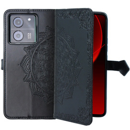 Чохол-книжка для Xiaomi 13T / 13T Pro, Mandala, чорний