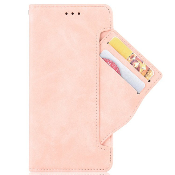 Футляр з клапаном для Realme C30 / Narzo 50i Prime, Card Slot, рожевий
