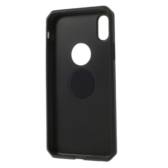 Czarne Etui PROTECTION SHELL Case Apple iPhone X 5.8