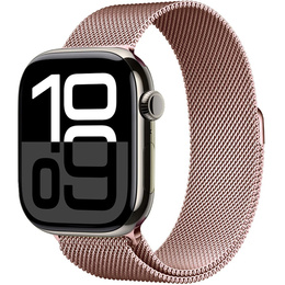 Браслет Milanese для Apple Watch  1/2/3/4/5/6/7/SE (42/44MM) - Pink