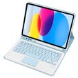 Чехол + клавиатура iPad 10.9 2022 10 Gen, TouchPad Pen Slot, синий